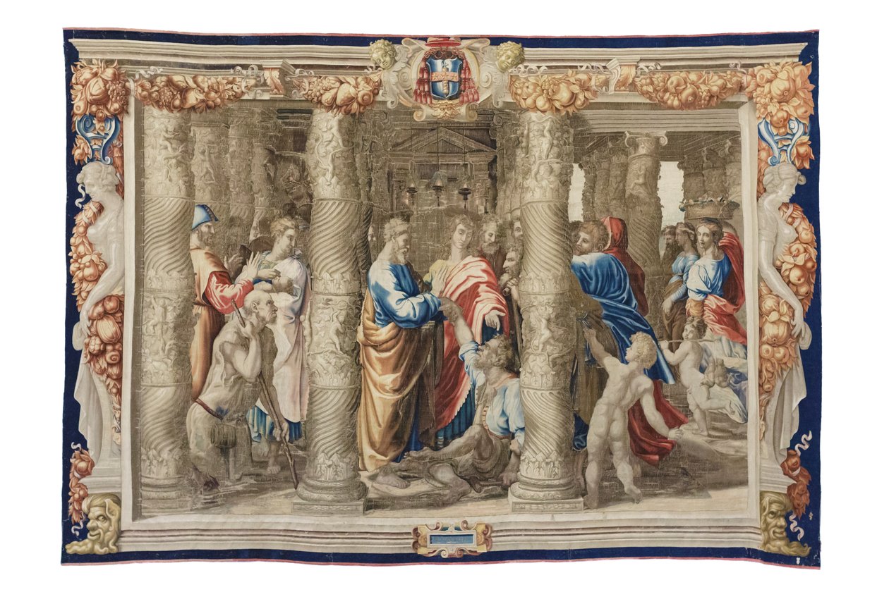 Saint Pierre guérit le paralytique - Mortlake Tapestry Manufactory