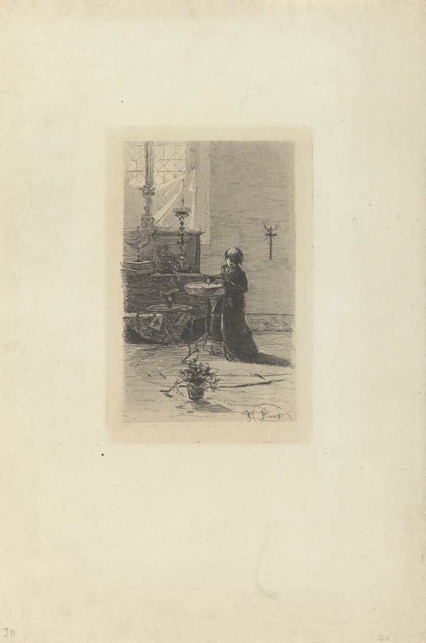 Enfant de chœur agenouillé - Mosè di Giosuè Bianchi
