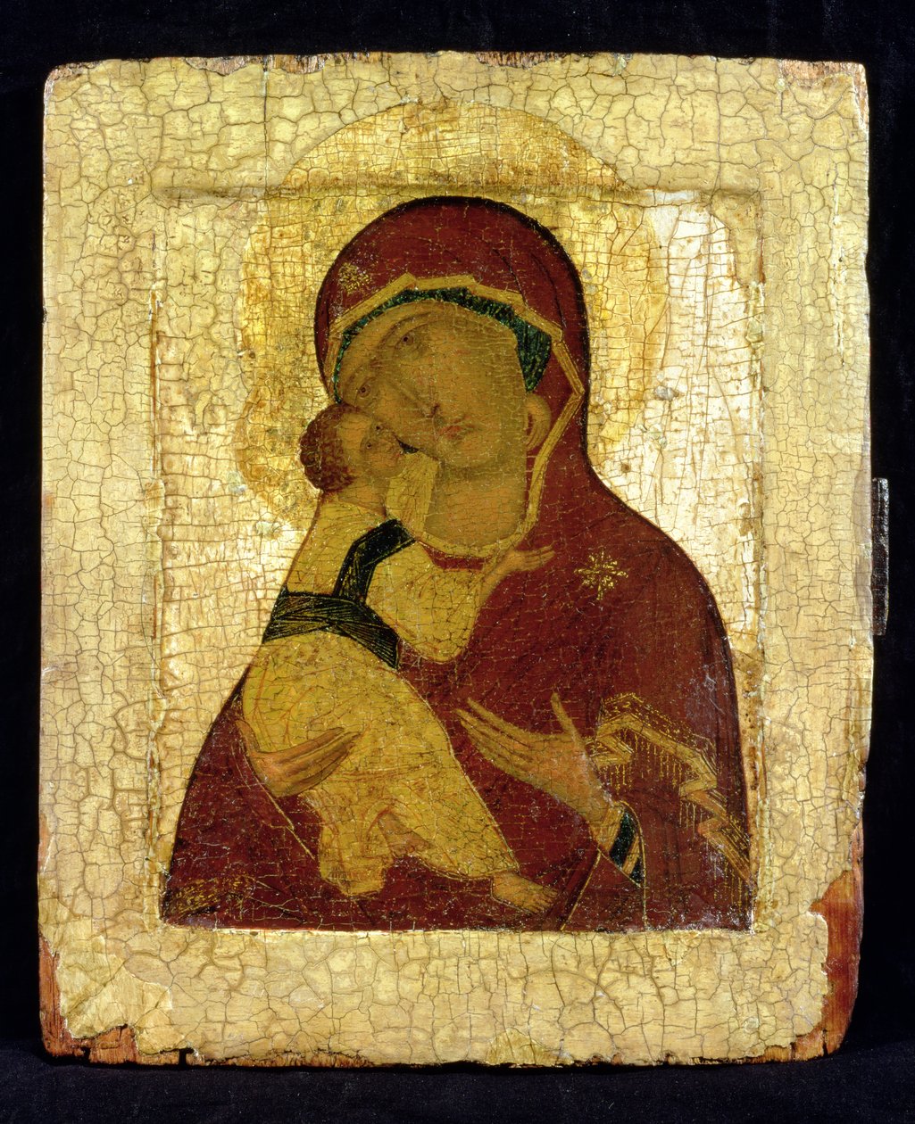 Icône de la Vierge de Vladimir - Moscow School