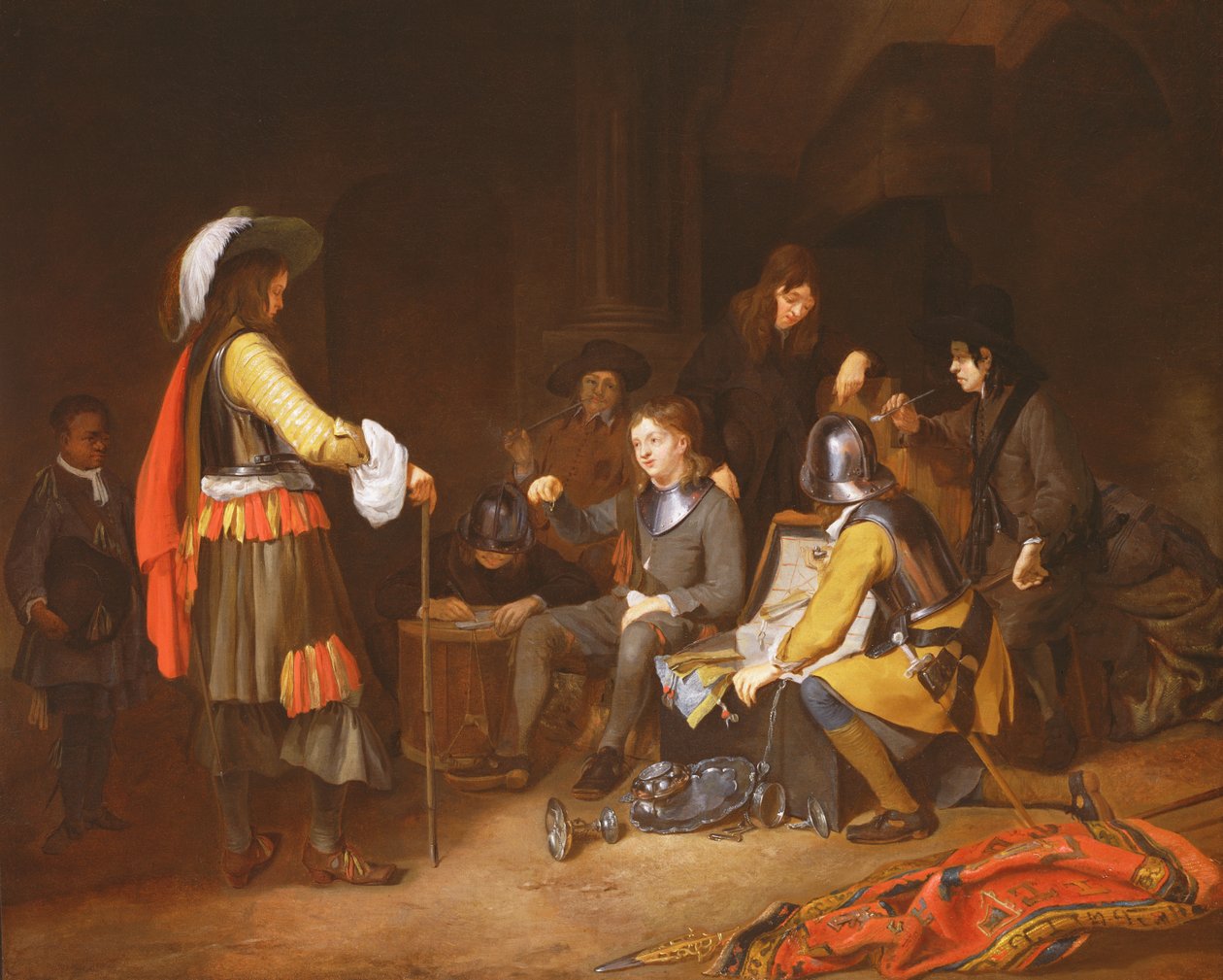 La Division du butin - Moses Ter Borch