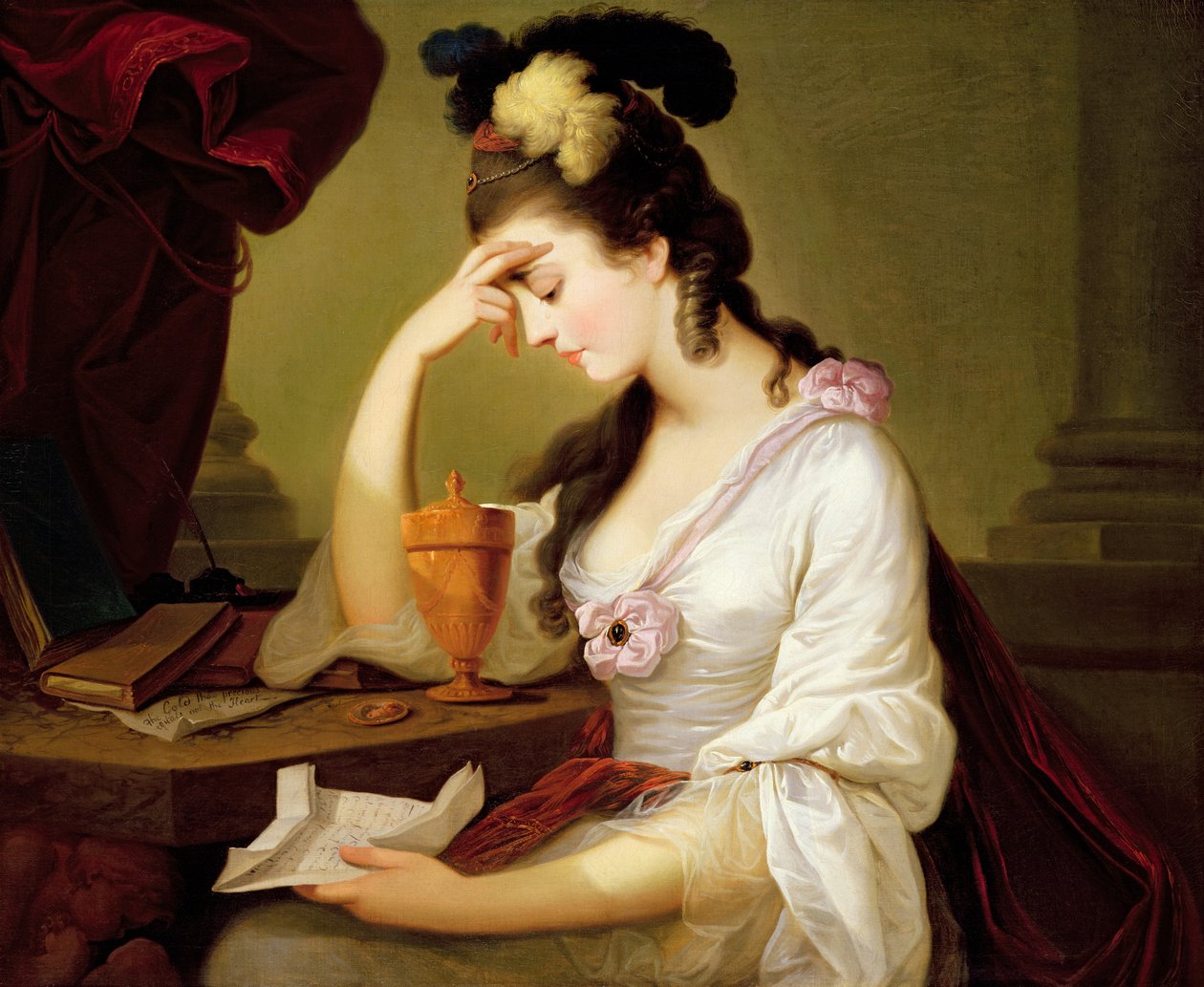 Sigismonda et le cœur de Guiscardo - Moses Haughton