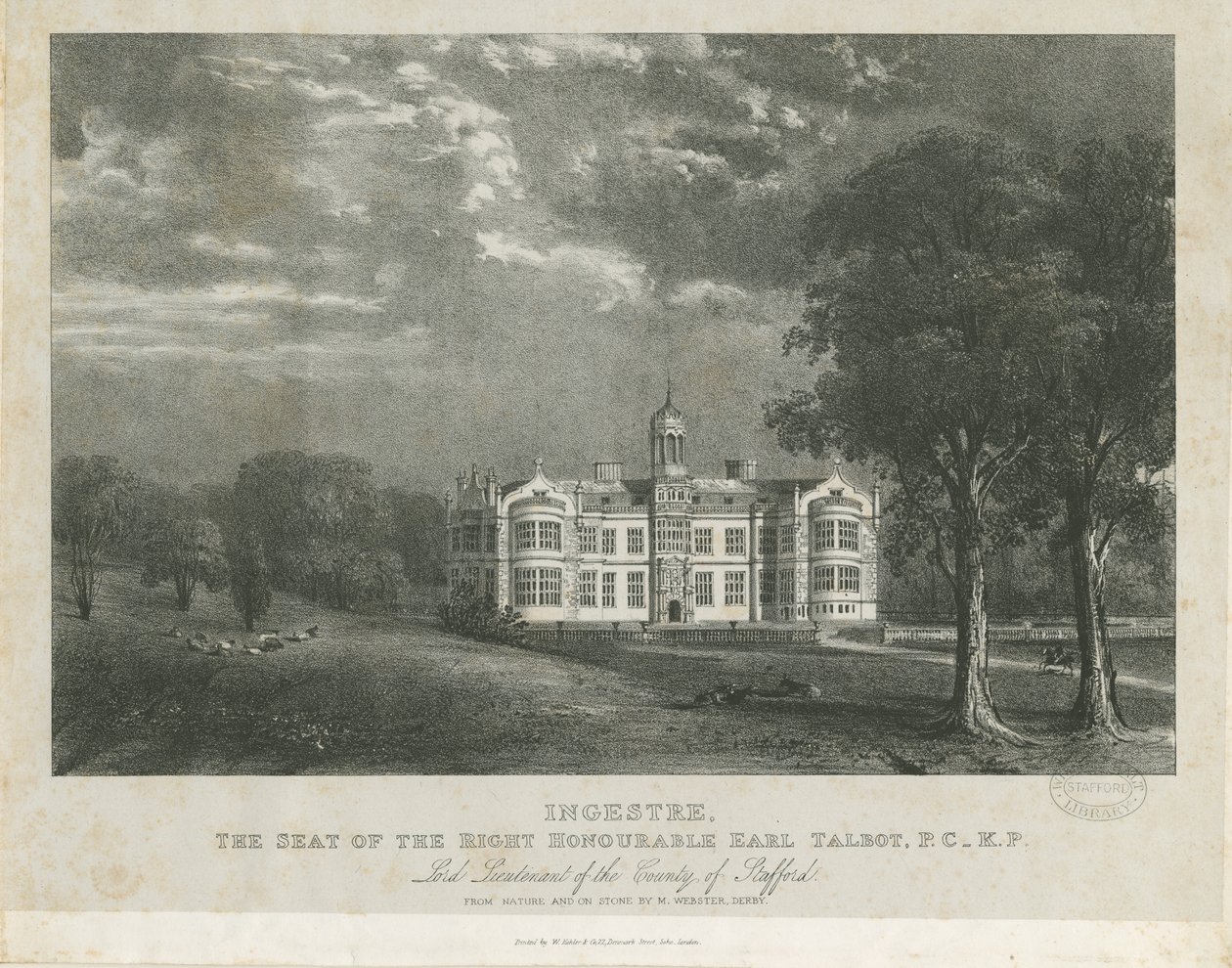 Ingestre Hall - Moses Webster