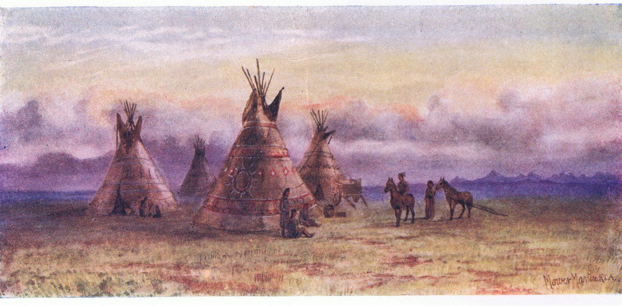 Wigwams amérindiens - Mower Martin