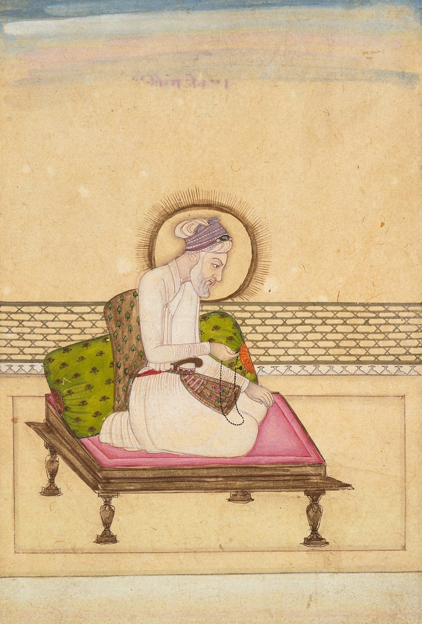 Empereur Aurangzeb, c.1725 - Mughal School