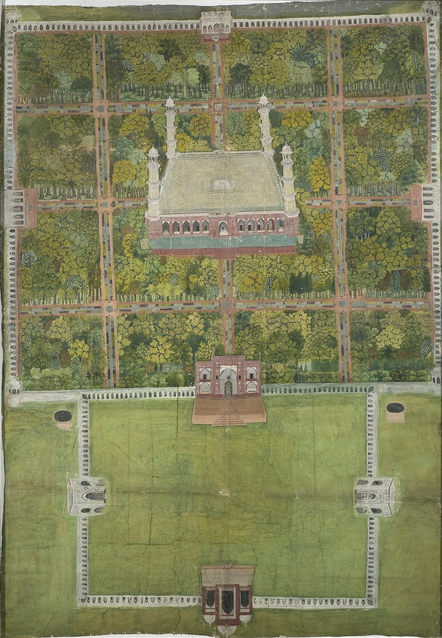 Mausolée de Jahangir à Lahore - Mughal School
