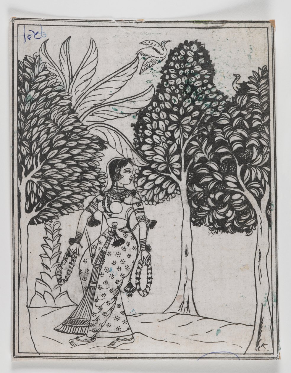 Kamod Ragini, 1605-1610 - Mughal School
