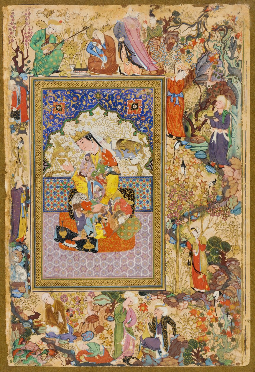 Muhammad Charif Musavvir et Muhammad Murâd Samarqandi, princesse assise - Muhammad Murad