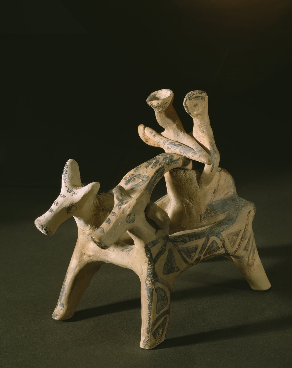 Char, de la tombe de Marcopoulo, Attique, Période Héraldique Tardive IIIA-IIIB, 1400-1200 av. J.-C. - Mycenaean