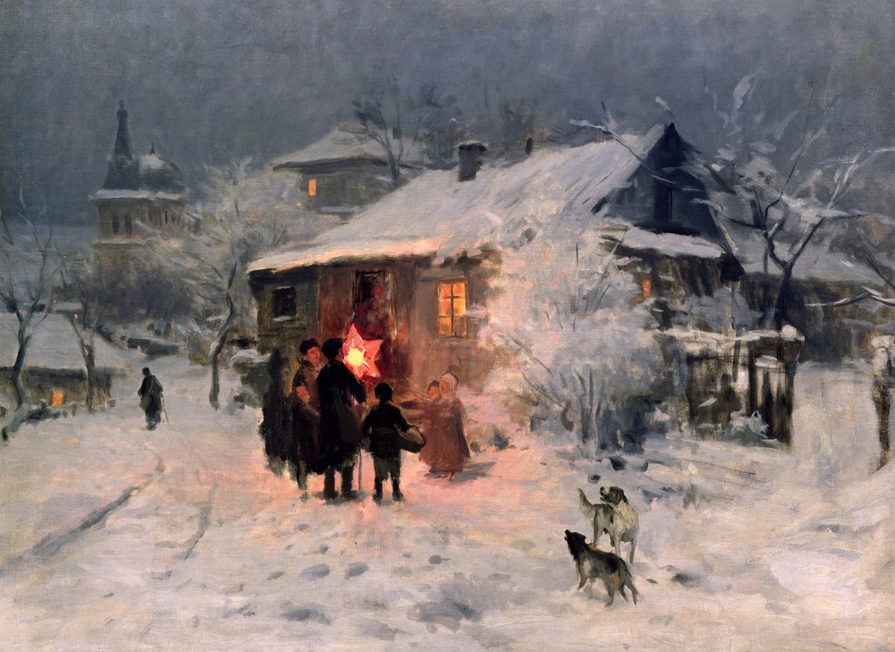Le chant de Noël en Ukraine - Mykola Kornylijowytsch Pymonenko