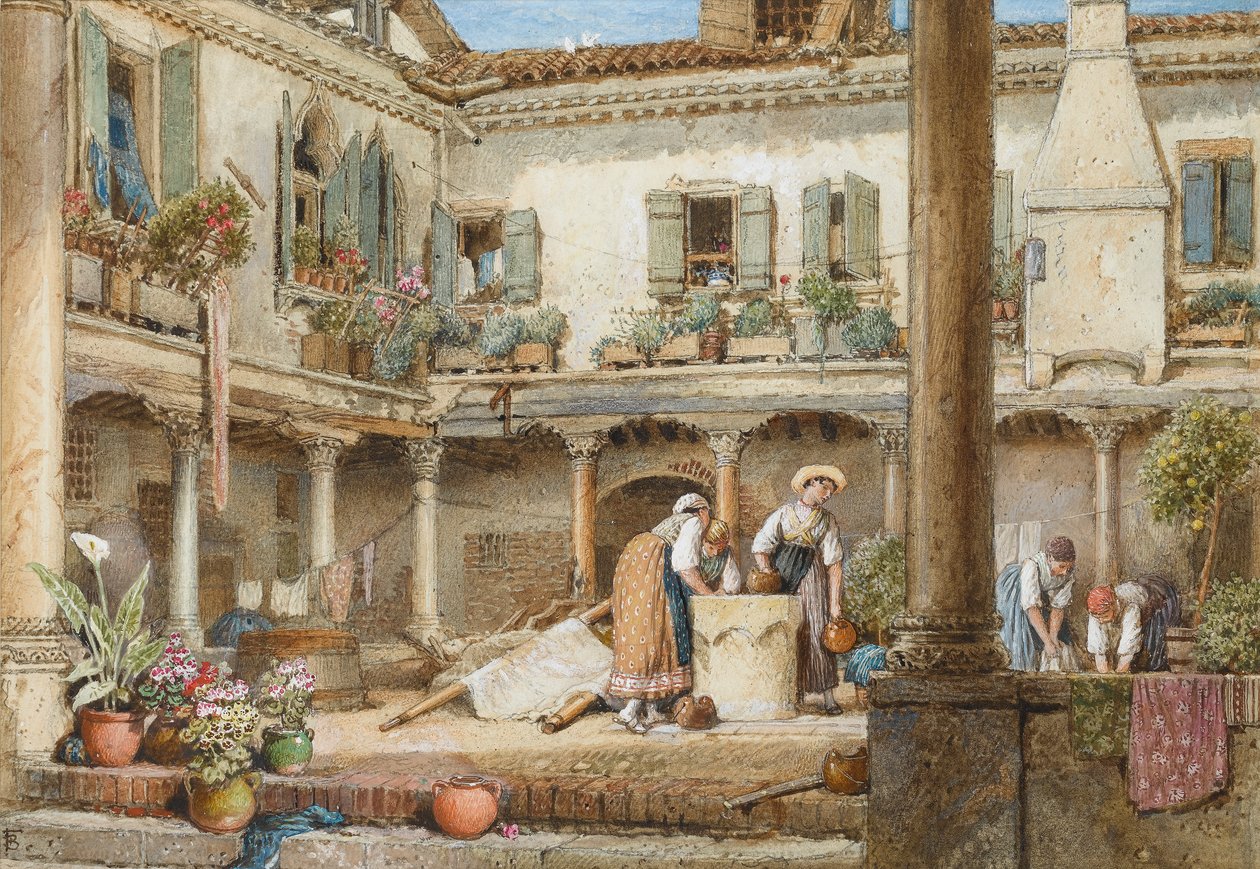 Abbazia San Gregorio, Venise - Myles Birket Foster