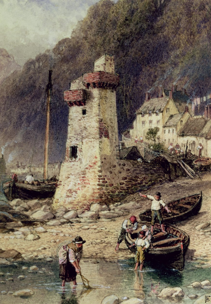 Lynmouth, Devonshire - Myles Birket Foster