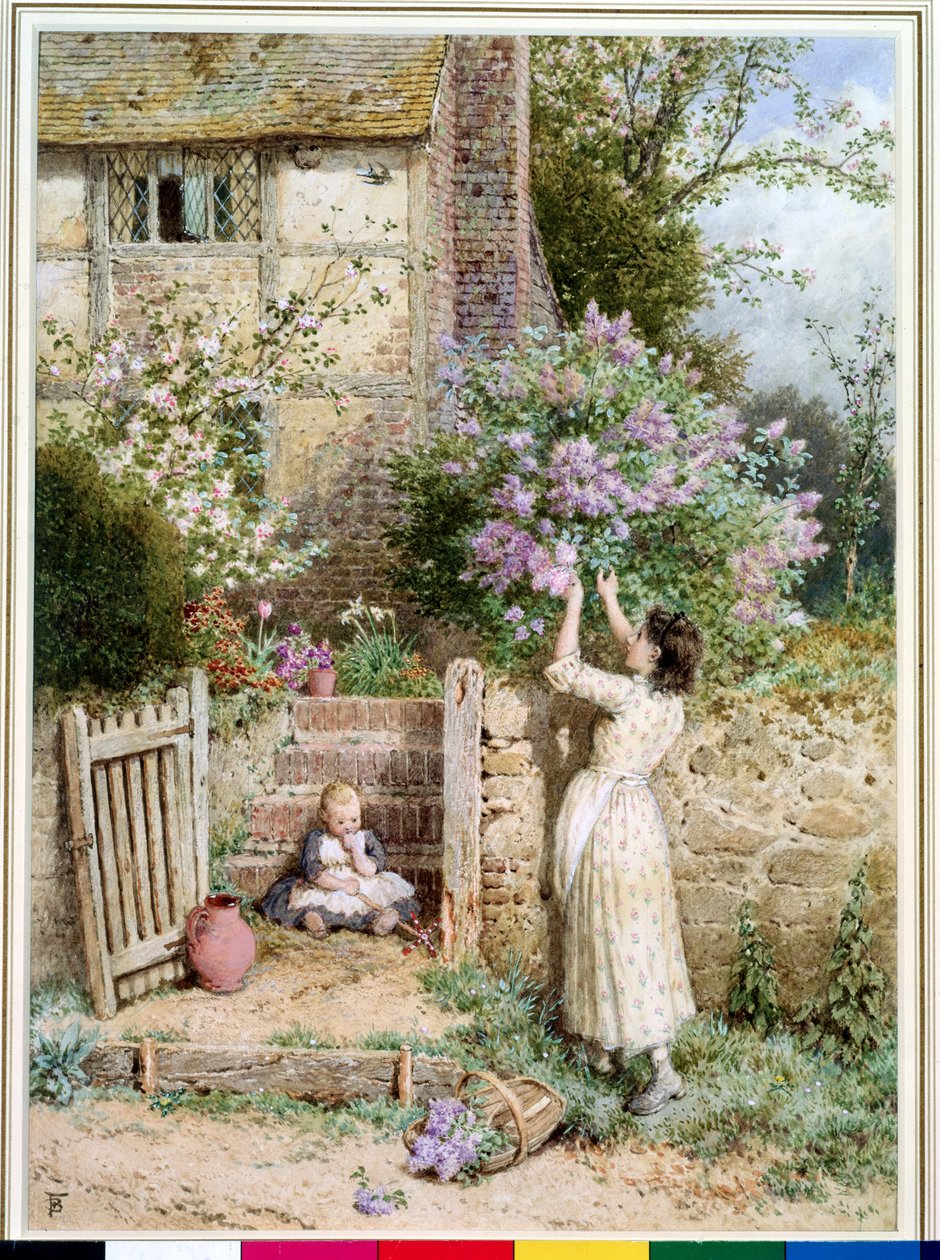 Le cottage lilas - Myles Birket Foster