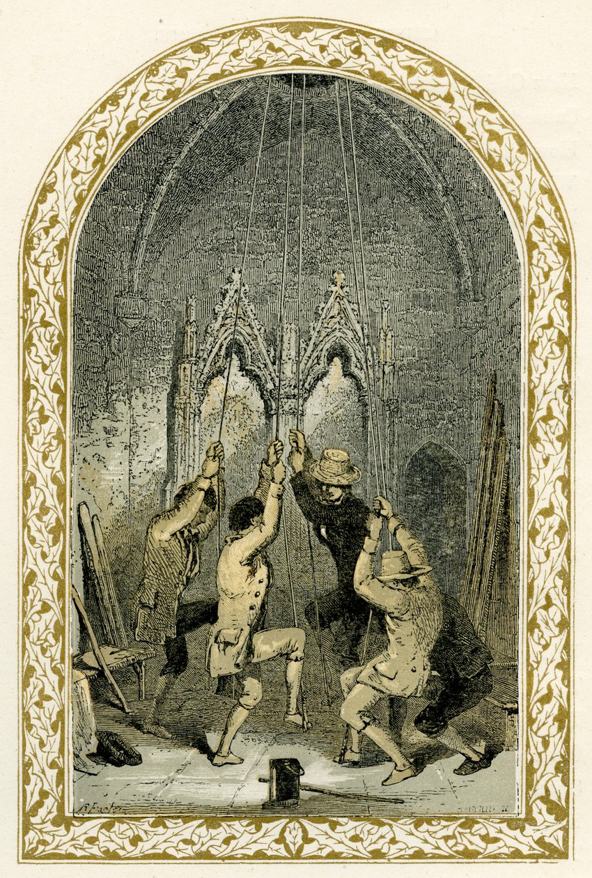 Sonneries de cloches - illustration de Birket Foster - Myles Birket Foster