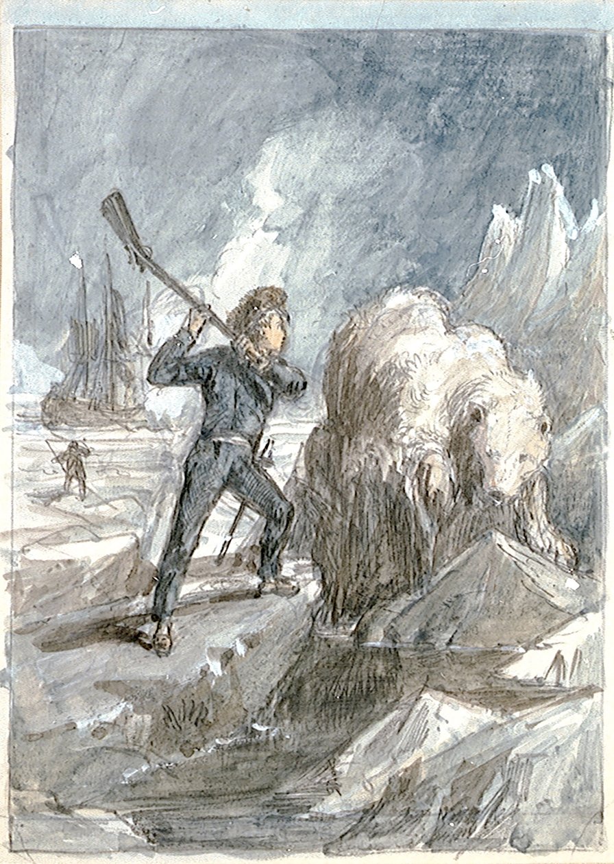 Nelson rencontrant un ours - Myles Birket Foster