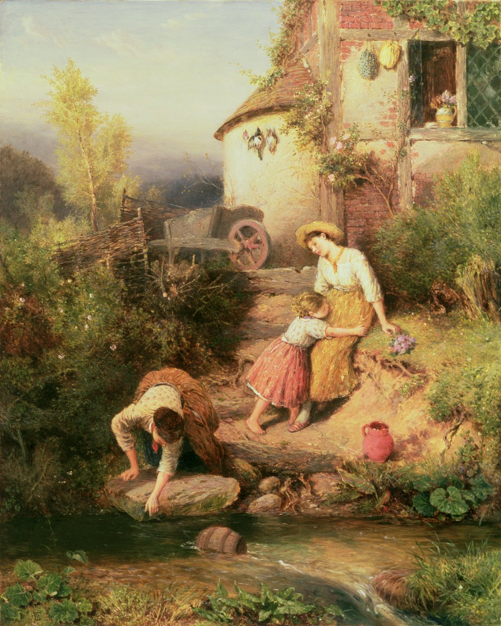 Le ruisseau - Myles Birket Foster