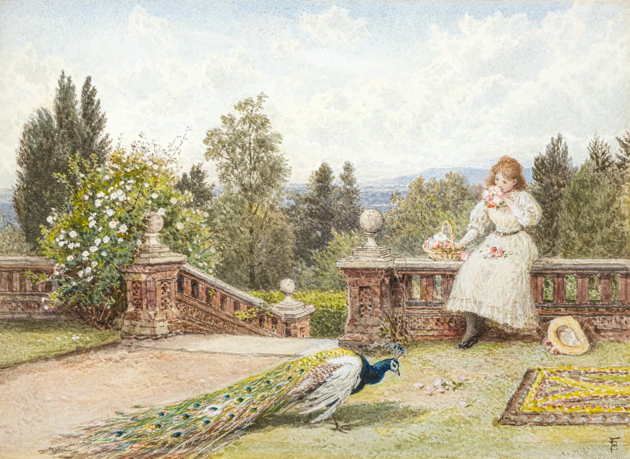La Terrasse - Myles Birket Foster
