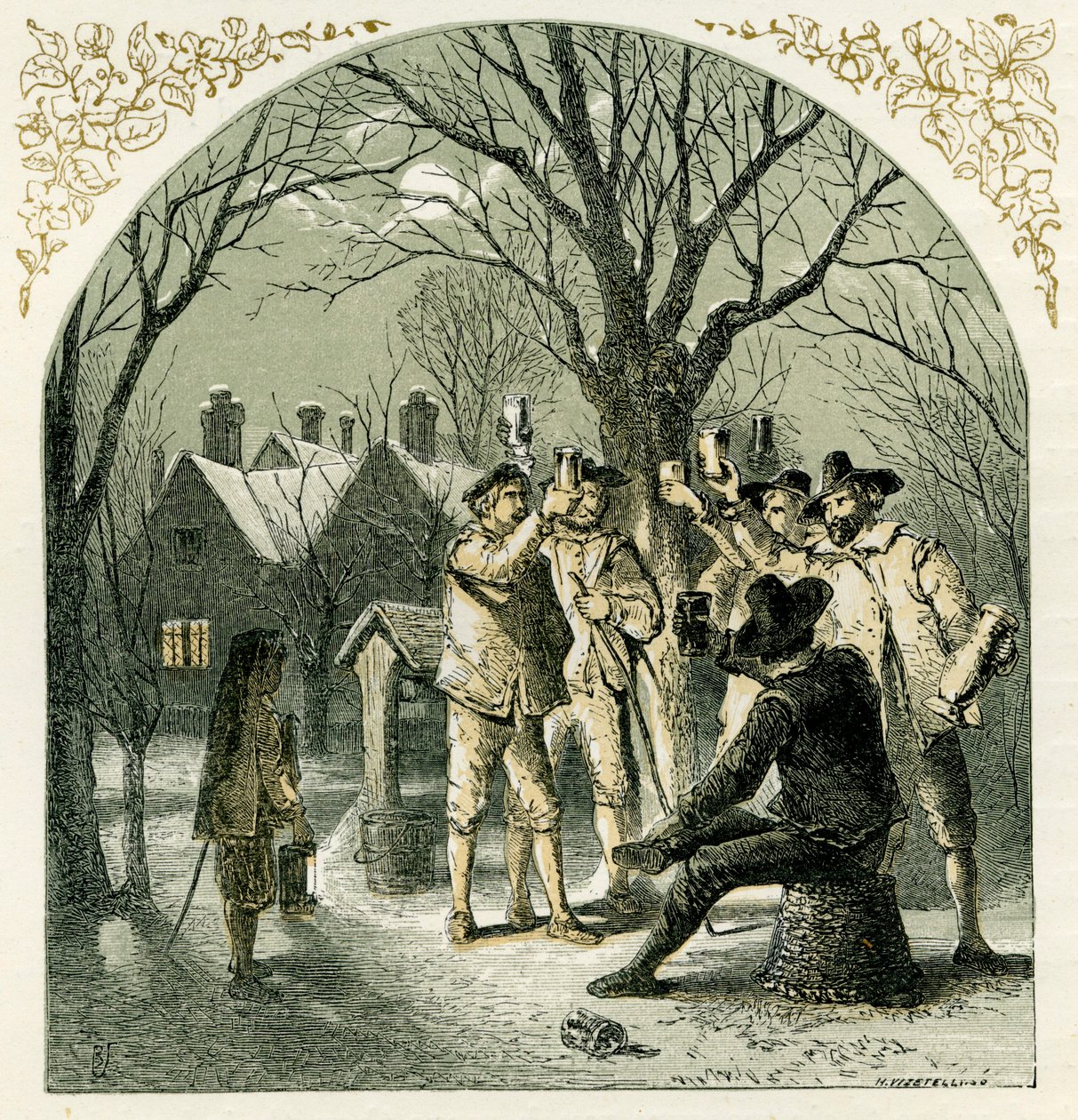 Bénédiction des arbres fruitiers - Myles Birket Foster