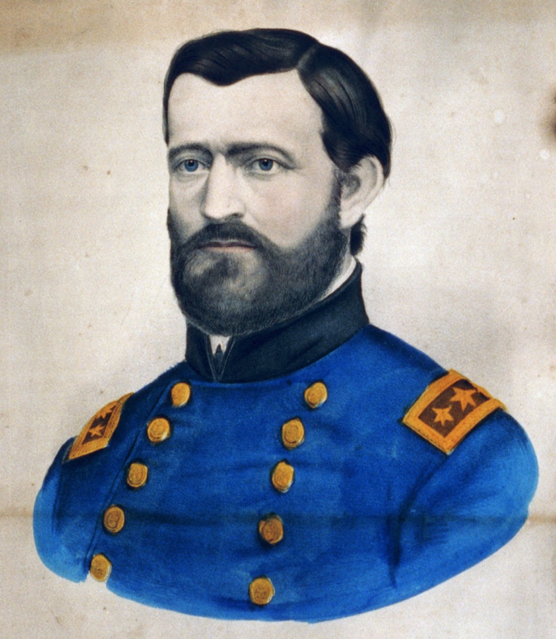 Lieutenant général Ulysses S. Grant, 1880 - N. and Ives, J.M. Currier