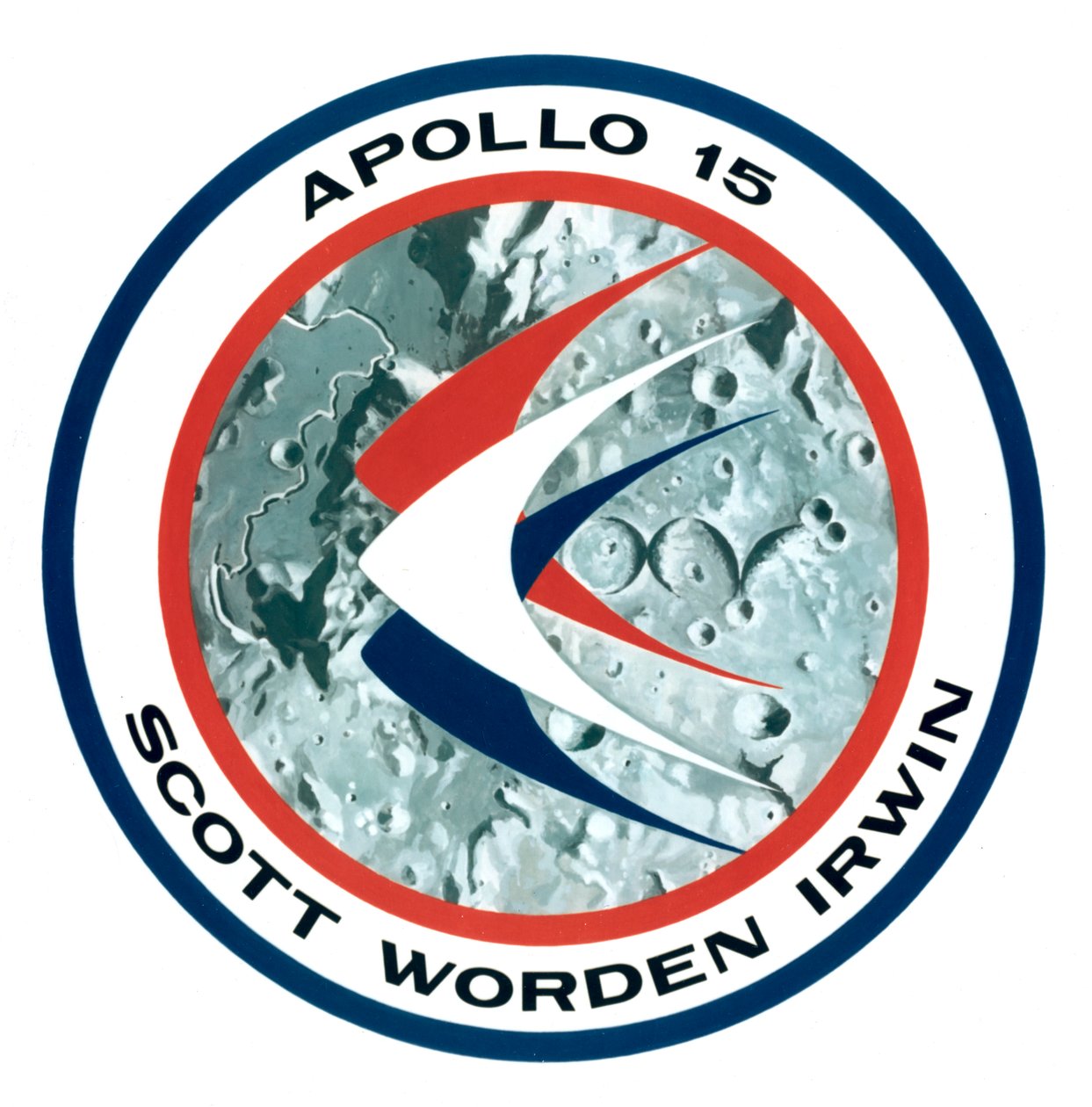 Insigne de la mission lunaire Apollo 15, 1971 - NASA Images