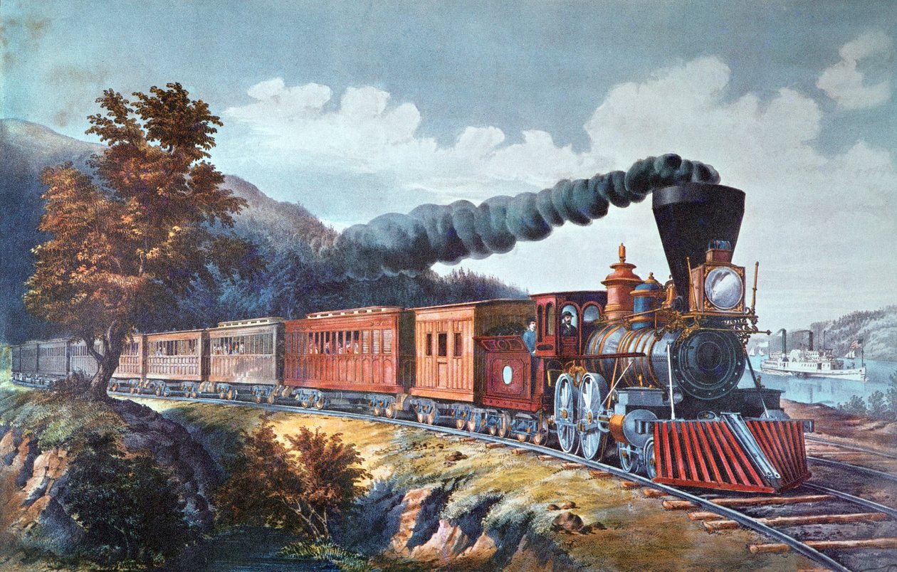 Train American Express - Currier and Ives