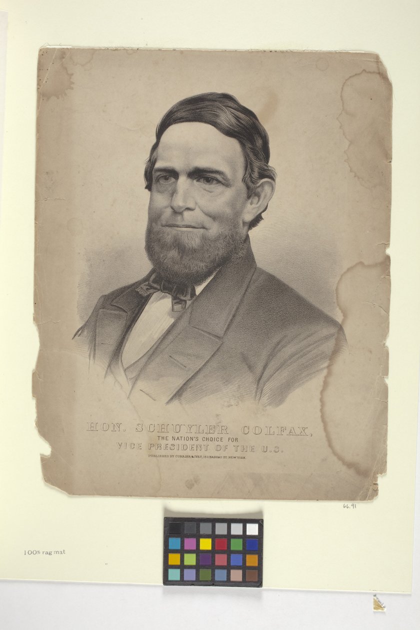 Hon. Schuyler Colfax - N. and Ives J.M. (1824 95) Currier