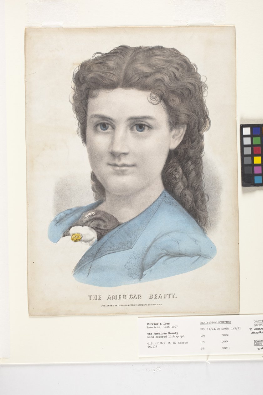 La beauté américaine - N. and Ives J.M. (1824 95) Currier