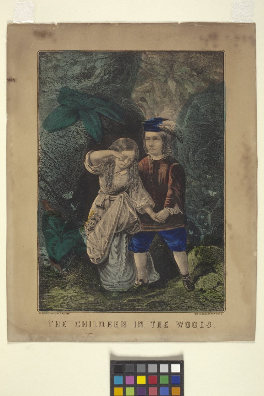 Les enfants dans les bois - N. and Ives J.M. (1824-95) Currier