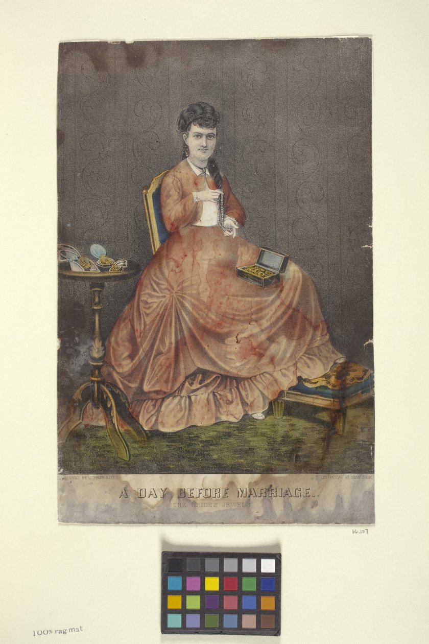 La veille du mariage - N. and Ives J.M. (1824 95) Currier