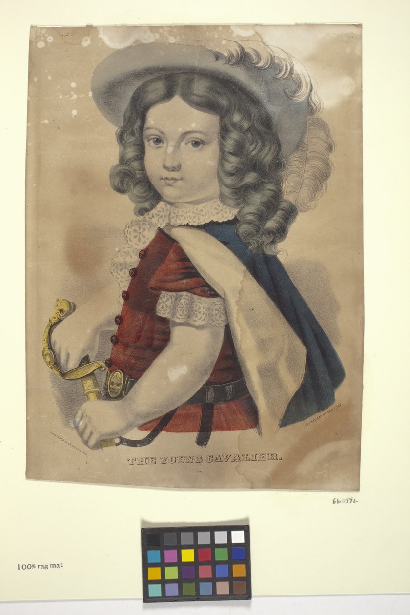 Le jeune cavalier - N. and Ives J.M. (1824 95) Currier