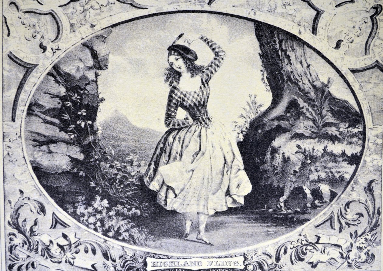 Highland Fling - N. and Ives, J.M. Currier