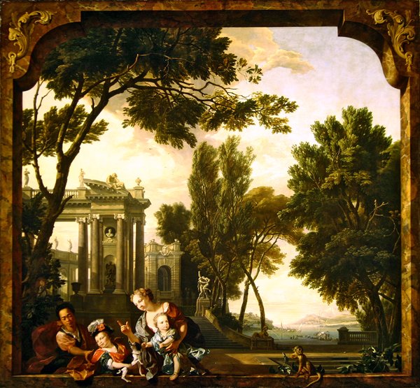 Les cinq sens - Le toucher - N. and Moucheron I. de Verkolje