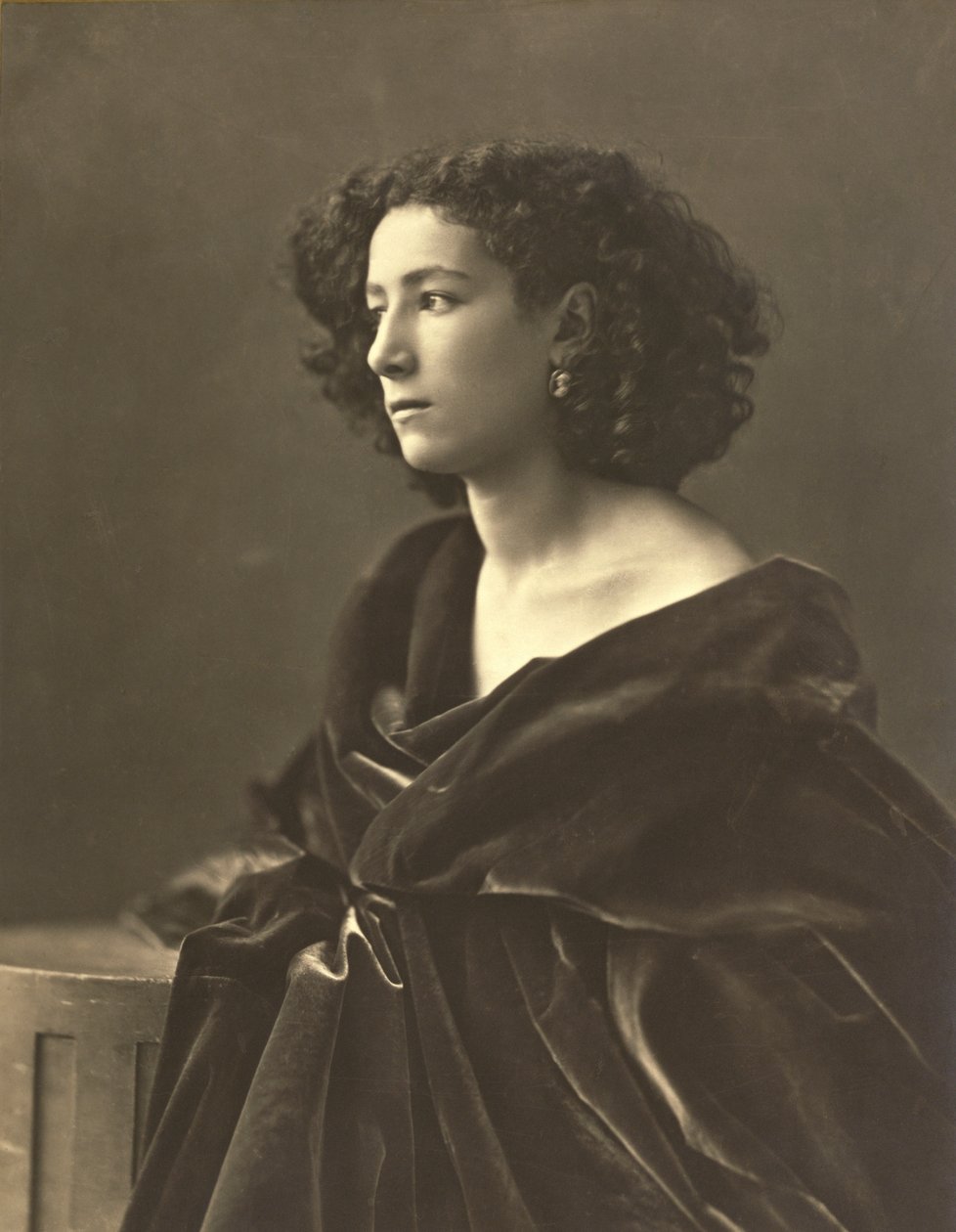 Sarah Bernhardt (1844-1924) actrice française, photo par Gaspard-Félix Tournachon alias Nadar - Nadar