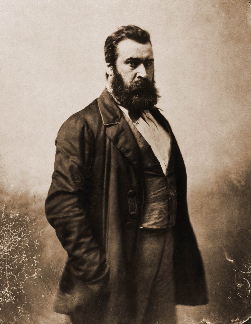 Portrait de Jean-François Millet, peintre, graveur 1814-1875 (photo) - Nadar