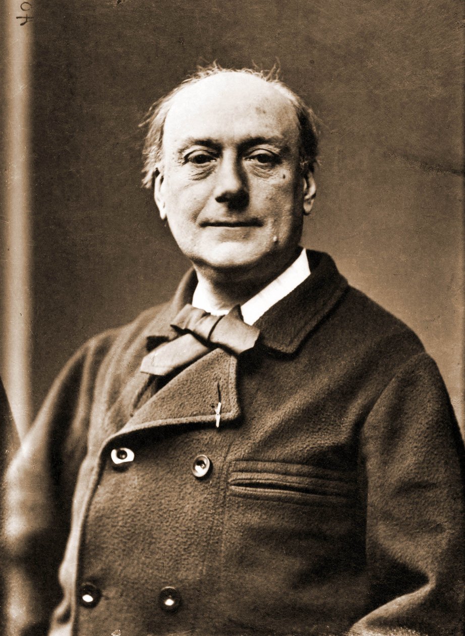 Portrait de Théodore de Banville, poète 1823-1891 (photo) - Nadar