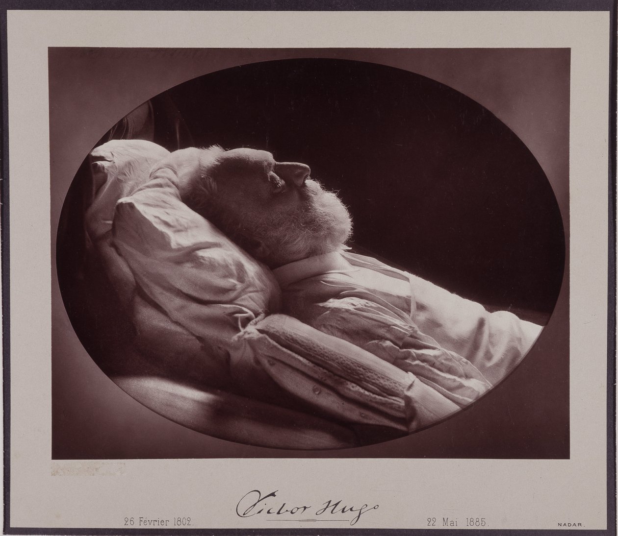 Victor Hugo sur son lit de mort, 22 mai - Nadar