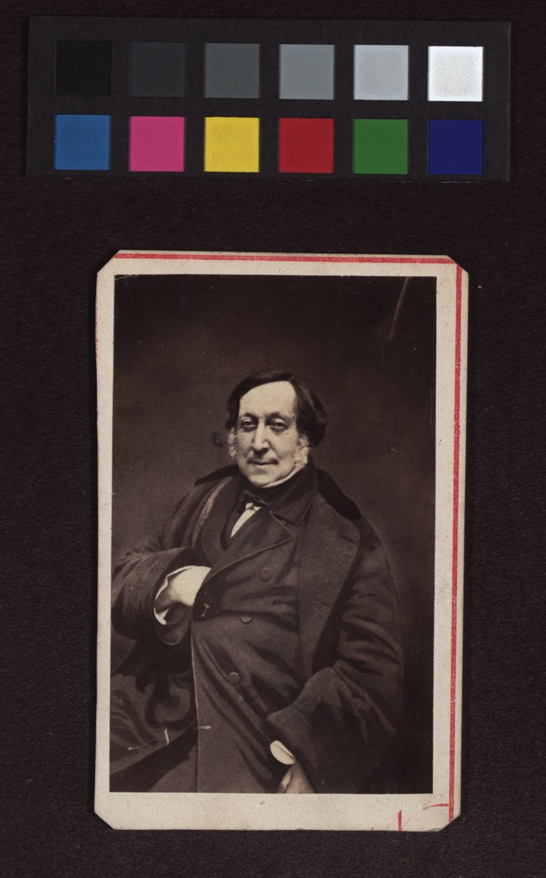 Gioachino Antonio Rossini (1792-1868), compositeur - Nadar