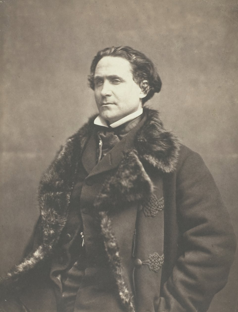 Portrait de La Fontaine, vers 1854-1860 - Nadar