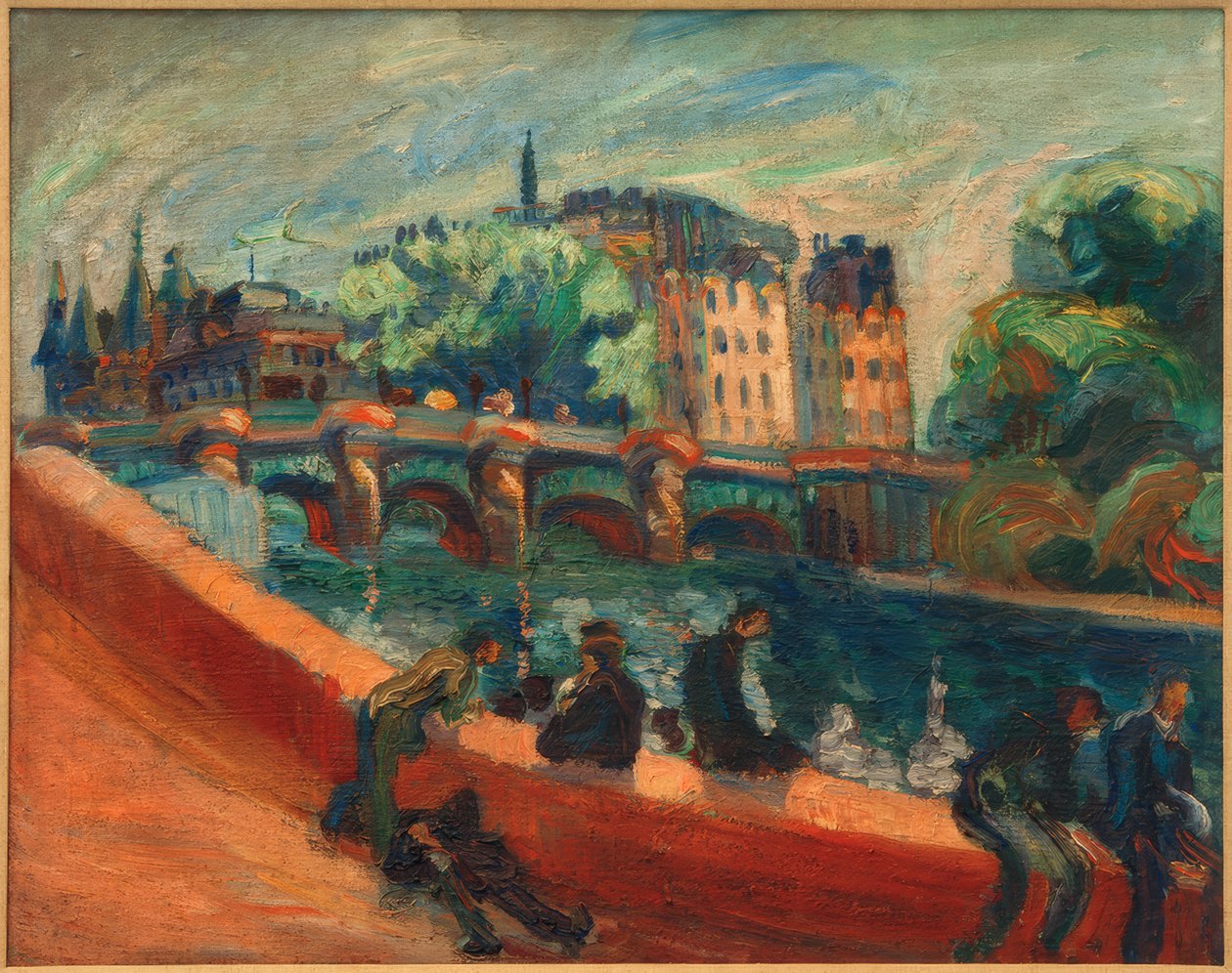 Un quai sur la Seine - Nadežda Petrović