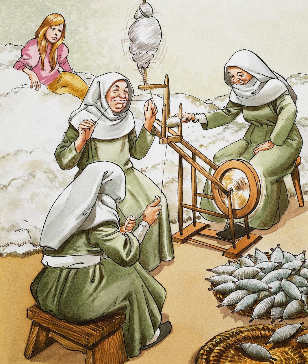 Les trois fileuses - Nadir Quinto