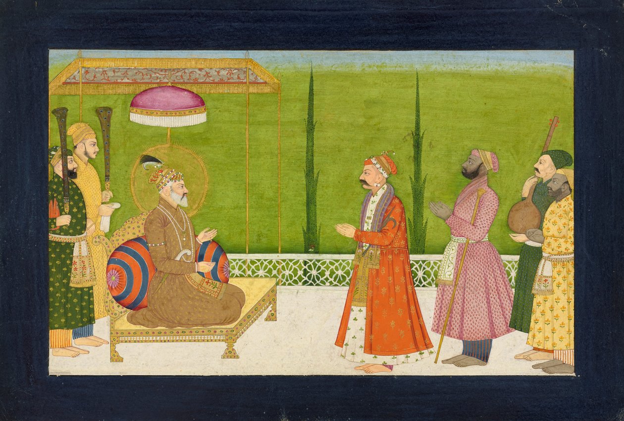 Le poète Sundar Das devant l