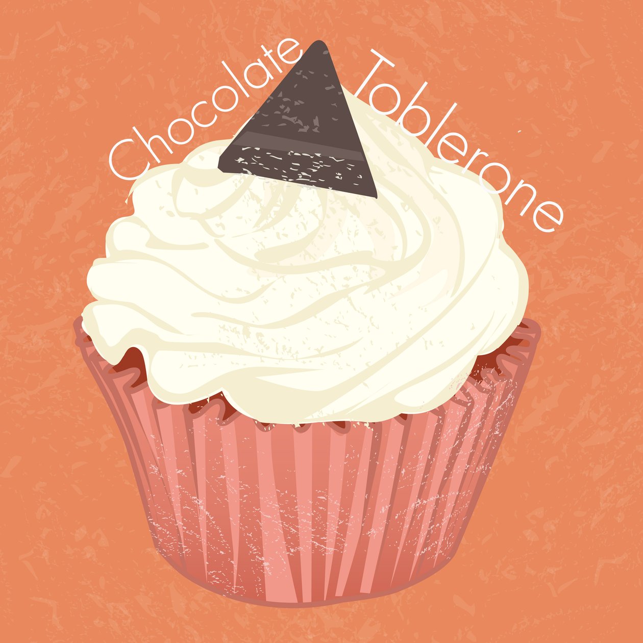 Cupcake Toblerone au chocolat, 2019 - Nancy Moniz Charalambous