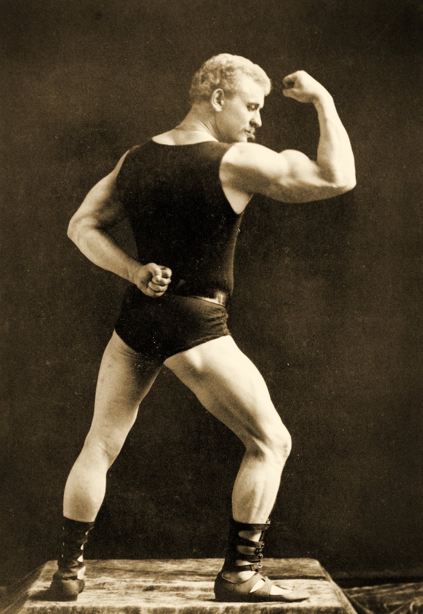 Eugen Sandow, en pose gréco-romaine classique, c.1893 - Napoleon Sarony