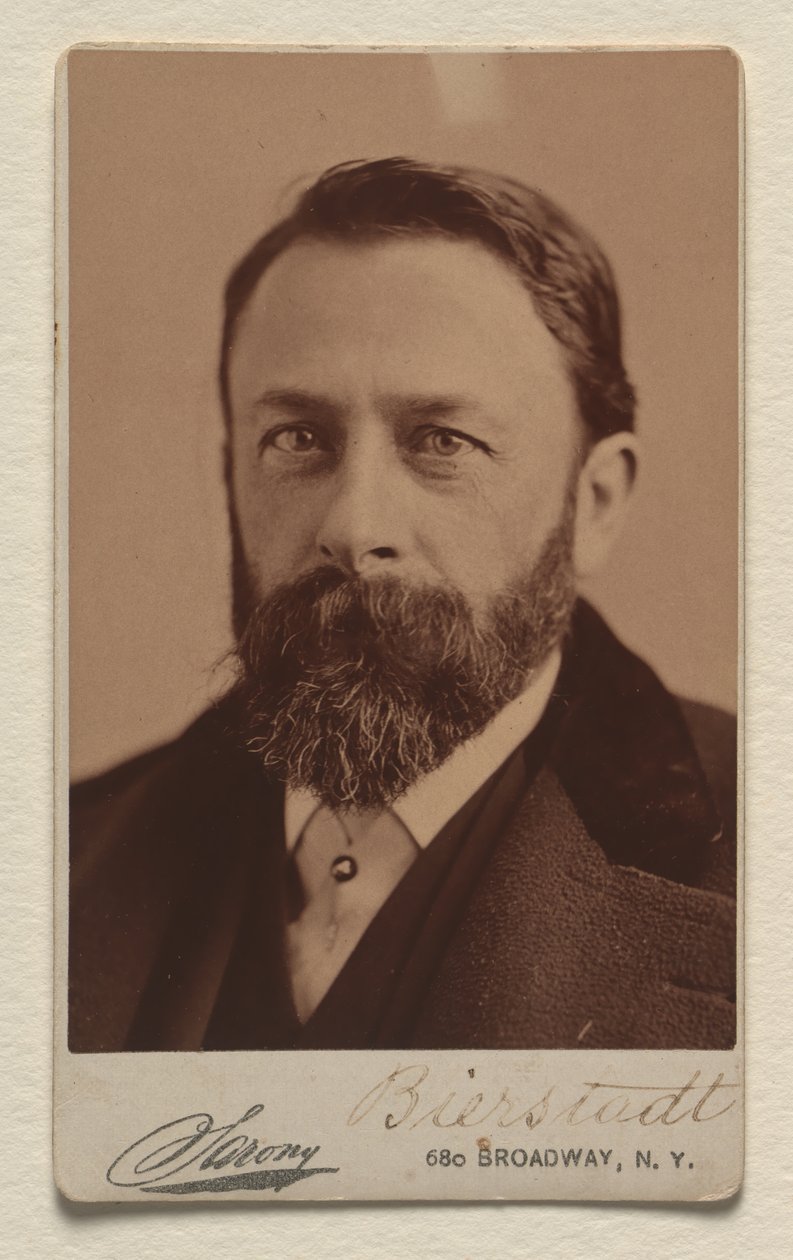 Albert Bierstadt - Napoleon Sarony