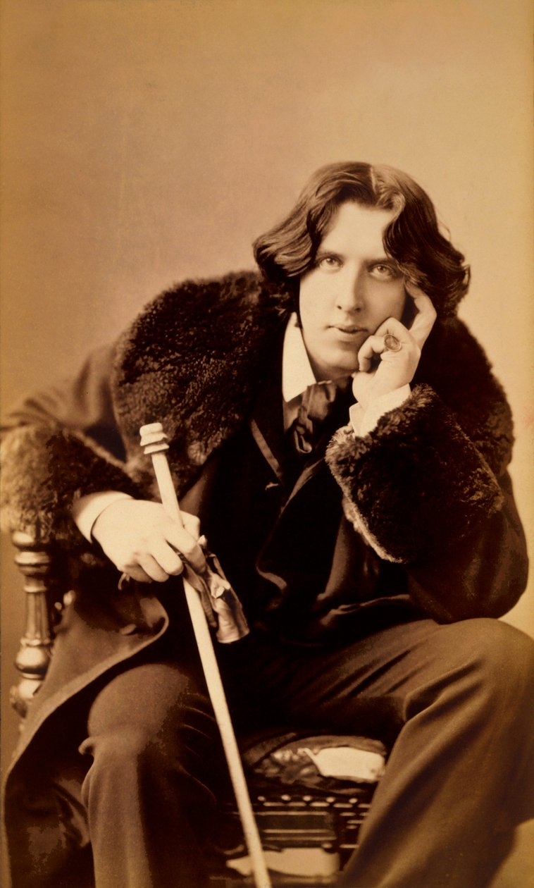 Oscar Wilde, écrivain, esprit et dramaturge irlandais, 1882 - Napoleon Sarony