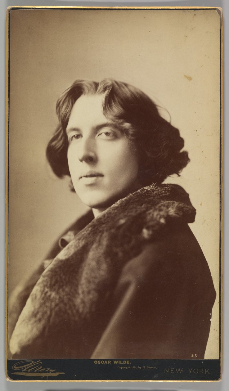Oscar Wilde, 1882 - Napoleon Sarony