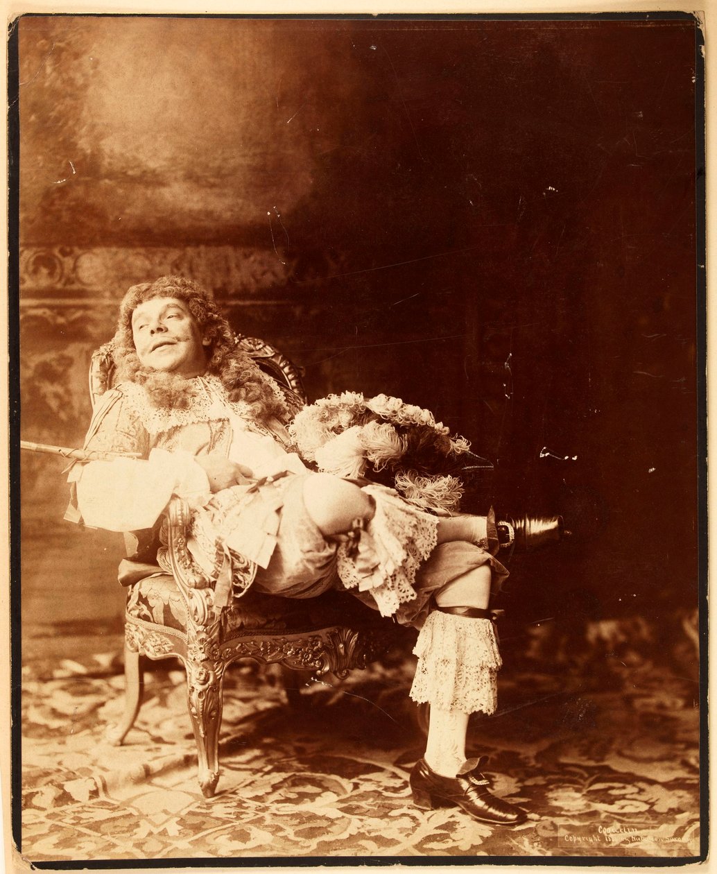 Porträt von Coquelin Ernest, genannt Coquelin cadet (1841-1909), Schauspieler - Napoleon Sarony