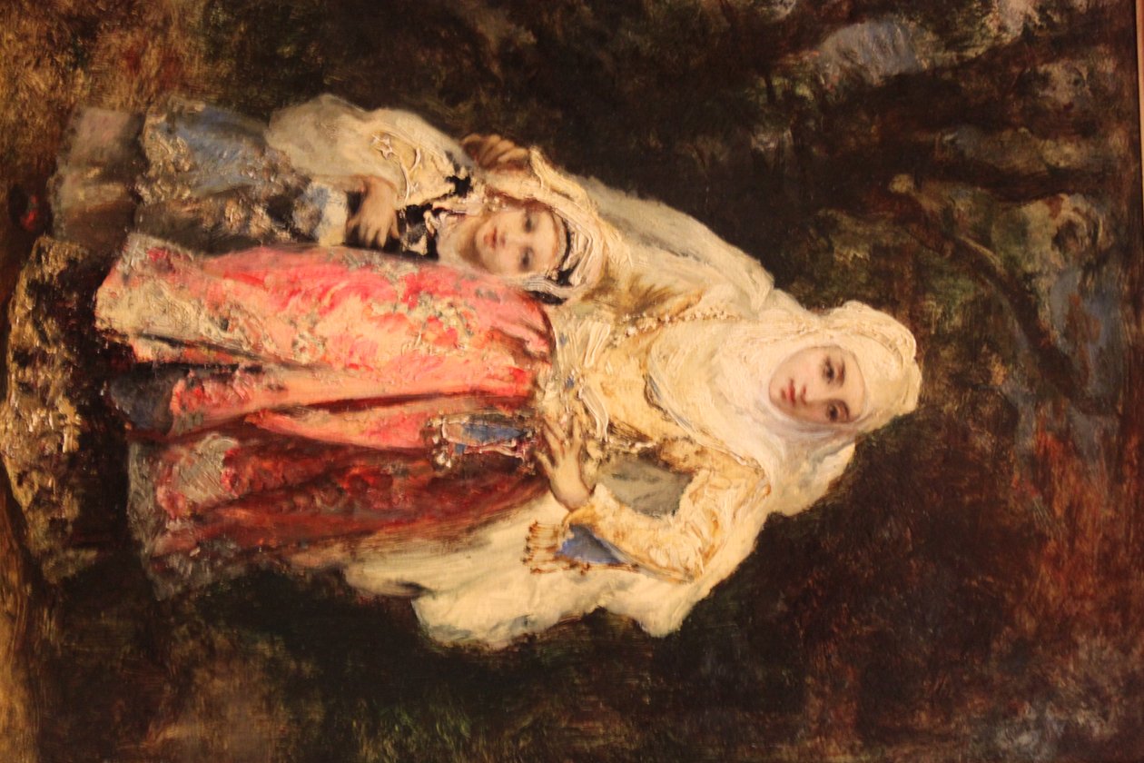 Orientale avec sa fille - Narcisse Virgilio Díaz