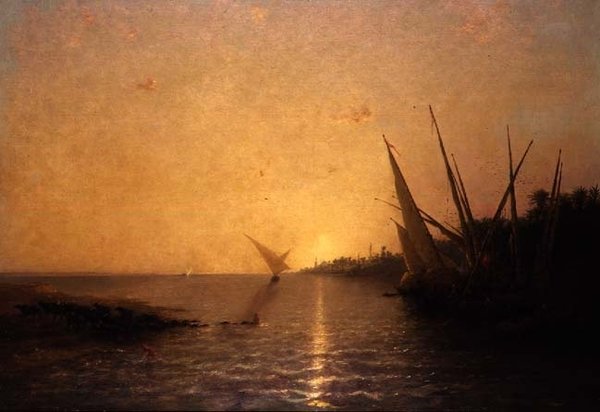 Sur le Nil - Narcisse Berchere