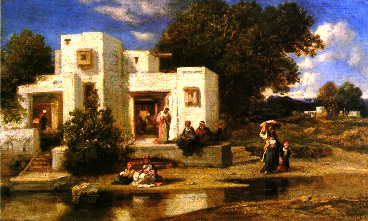 Une maison turque - Narcisse Virgile Diaz de la Peña