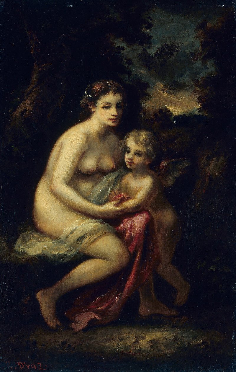 Éducation de Cupidon - Narcisse Virgile Diaz de la Peña